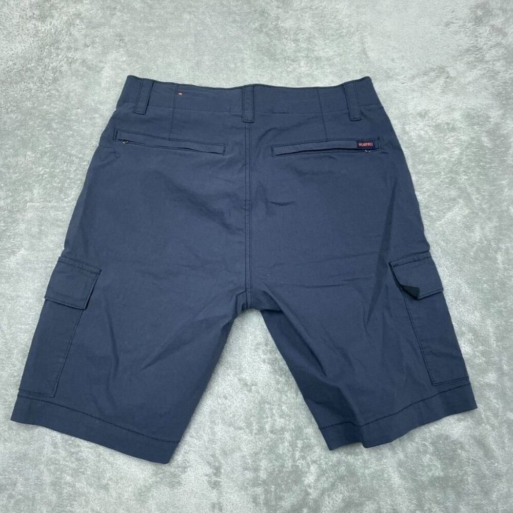 Wearfirst Cargo Shorts Mens Size 30 Navy Blue Lightweight Durable a0875 - Picture 5 of 6